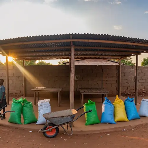 No reliable waste collection infrastructure